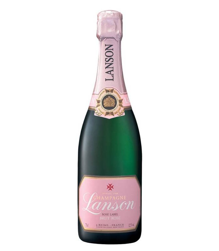 Champagne Lanson Brut Rosé Label