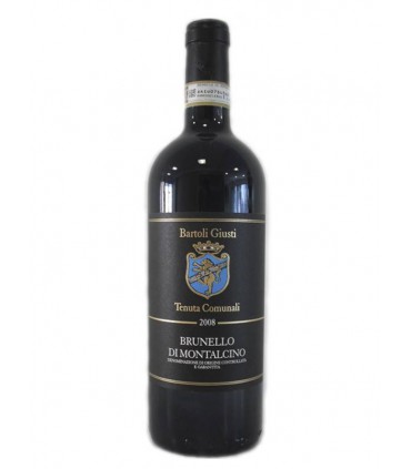 Vino de Italia Bartoli Giusti Brunello di Montalcino, denominación de la Toscana.